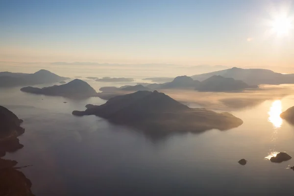 Vista aérea da paisagem de Howe Sound — Fotografia de Stock