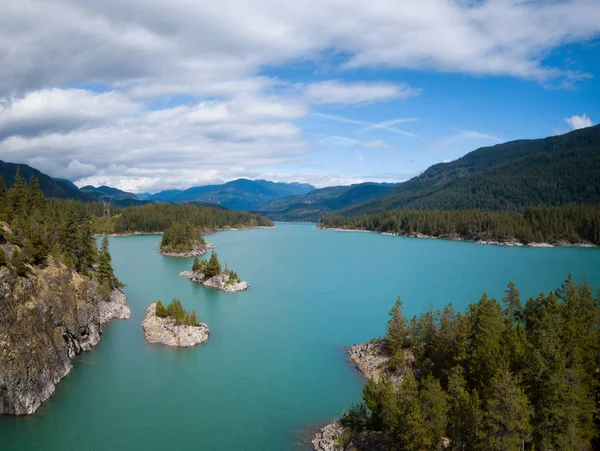 Drone антена краєвид — стокове фото