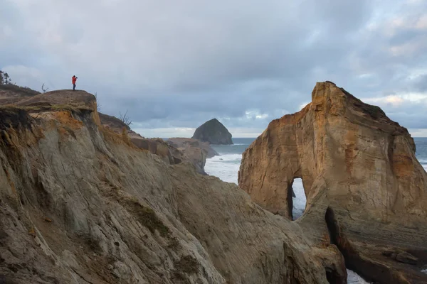 Cape Kiwanda, Pacific City — Stock fotografie