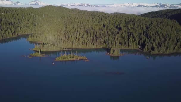 Vackra Tidsfördröjning Livfulla Och Färgglada Sommar Soluppgången Över Det Kanadensiska — Stockvideo