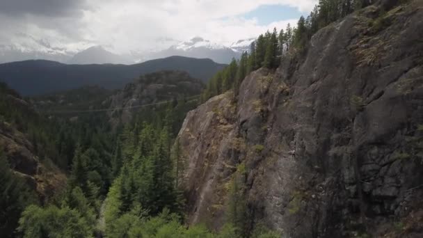 Ανατολή Ηλίου Time Lapse Πάνω Πόλης Squamish Είδαν Από Την — Αρχείο Βίντεο