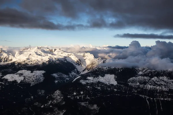 Beautiful Aerial View Canadian Mountain Landscape Taken North Vancouver British — Stock Photo, Image