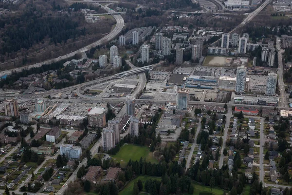 Burnaby Big Vancouver Britisch Columbia Canada April Luftbild Der Lachenden — Stockfoto