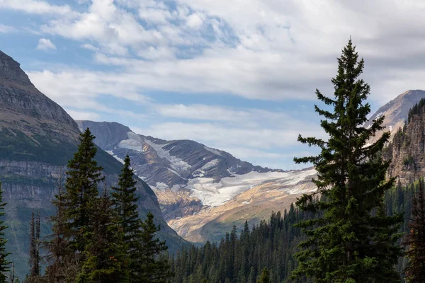 Glacier National Park Montana Estados Unidos Bela Vista Paisagem Americana — Fotografia de Stock