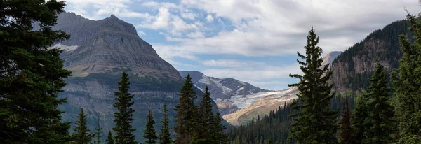 Национальный Парк Ледник Монтана Сша Панорамный Вид Американский Ландшафт Роки — стоковое фото