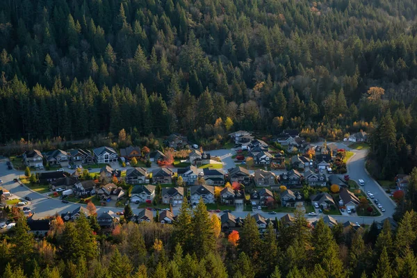 Squamish Nord Vancouver Columbia Britannica Canada Bella Vista Dalla Cima — Foto Stock