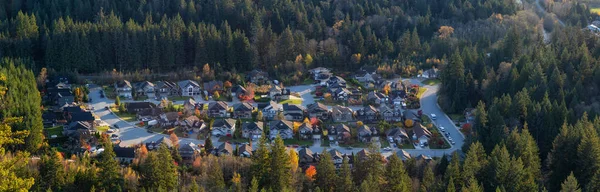 Squamish Nord Vancouver Columbia Britannica Canada Bella Aeril Vista Panoramica — Foto Stock