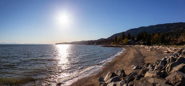 Dundarave Park West Vancouver British Columbia Kanada Pasifik Okyanusu Kıyısında — Stok fotoğraf