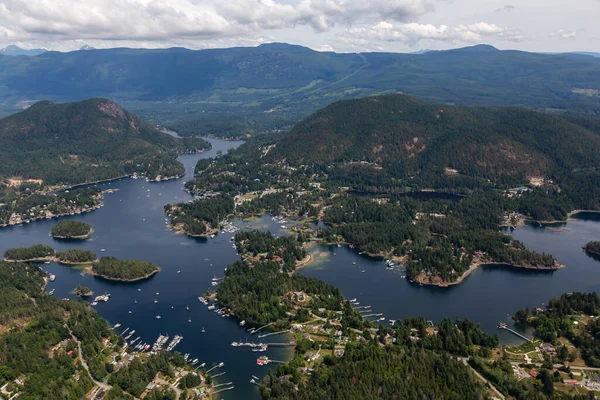 Sunshine Coast British Columbia Canada Aerial View Beaver Island Madeira — Stock Photo, Image