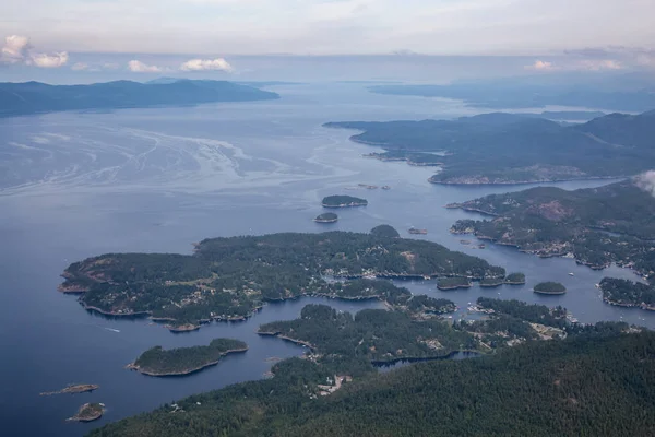 Sunshine Coast British Columbia Canadá Vista Aérea Ilha Castor Parque — Fotografia de Stock