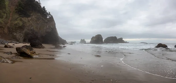 Ecola State Park Cannon Beach Όρεγκον Ηνωμένες Πολιτείες Όμορφη Πανοραμική — Φωτογραφία Αρχείου