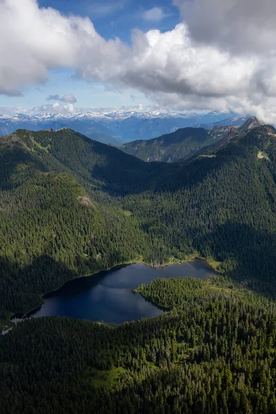 Parque Provincial Tetraedro Cerca Sechelt Sunshine Coast Canadá Hermosa Vista — Foto de Stock