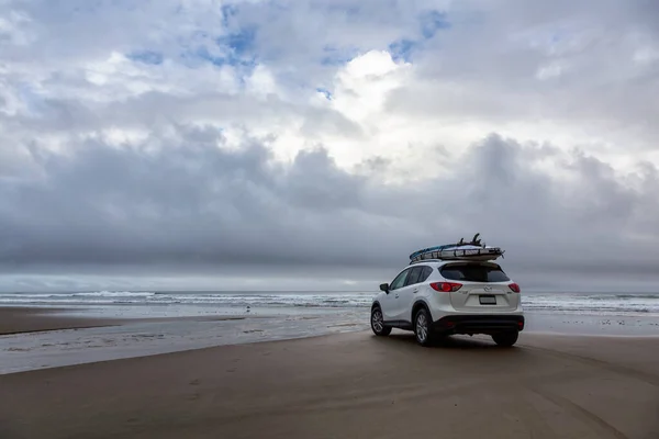 Pacific City Oregon Estados Unidos América Septiembre 2019 Mazda Cabalgando — Foto de Stock