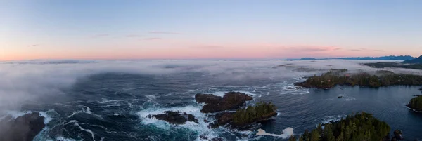 Уклюлет Остров Ванкувер Британская Колумбия Канада Воздушный Панорамный Вид Маленький — стоковое фото