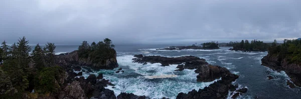 Ucluelet Vancouver Island British Columbia Canadá Vista Panorâmica Aérea Uma — Fotografia de Stock