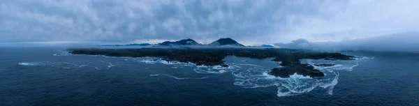 Ucluelet Vancouver Island British Columbia Kanada Flygfoto Panoramautsikt Över Liten — Stockfoto