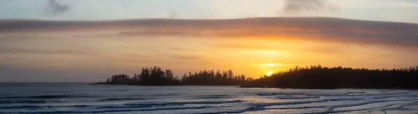 Long Beach Tofino Ucluelet Vancouver Island Canada Beautiful Panoramic View — Stock Photo, Image