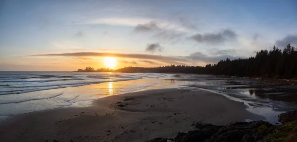 Long Beach Κοντά Tofino Και Ucluelet Στο Βανκούβερ Νησί Καναδάς — Φωτογραφία Αρχείου