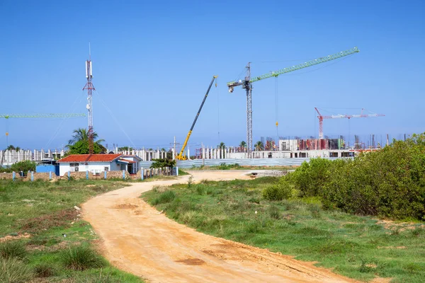 Playa Ancon Trinidad Cuba June 2019 Industrial Construction Site New — 图库照片