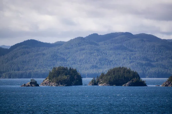 Isola Vancouver Columbia Britannica Canada Isole Rocciose Sull Oceano Pacifico — Foto Stock