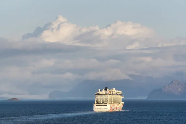 Glacier Bay National Park Preserve Alaska Eua Setembro 2019 Navio — Fotografia de Stock