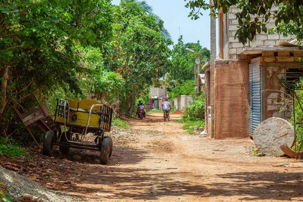 Trinidad Cuba Giugno 2019 Vista Residenziale Una Piccola Città Cubana — Foto Stock