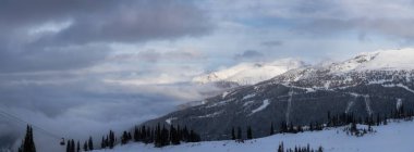 Whistler 'daki Kanada Karlı Manzarası
