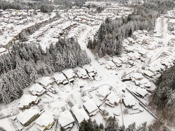 Vancouver Suburbs After Big Snowfall