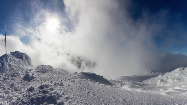 Whistler Skigebiet British Columbia Kanada Schöner Blick Auf Die Verschneite — Stockfoto