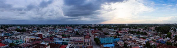 Ciego Avila Kuba Juni 2019 Flygfoto Panoramautsikt Över Liten Kubansk — Stockfoto