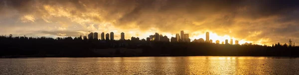 Burnaby Greater Vancouver British Columbia Canada Bella Vista Panoramica Sul — Foto Stock