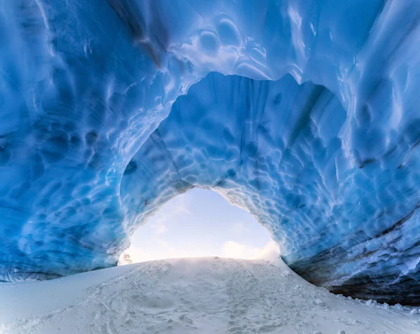 Whistler Colombie Britannique Canada Belle Vue Sur Grotte Glace Dans — Photo