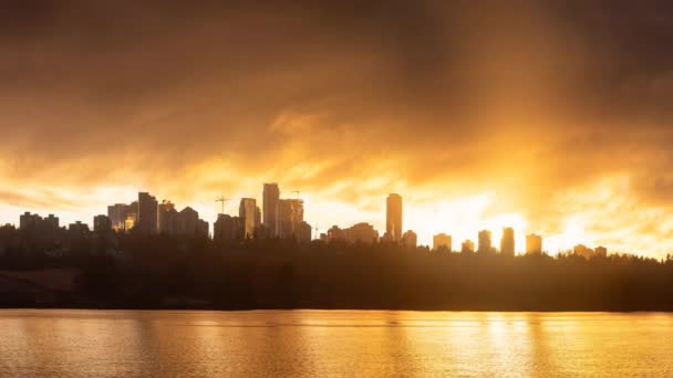 Cinemagraph Animación en bucle continuo de Deer Lake en Burnaby — Vídeo de stock