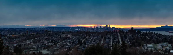 Burnaby Grand Vancouver Colombie Britannique Canada Belle Vue Panoramique Aérienne — Photo