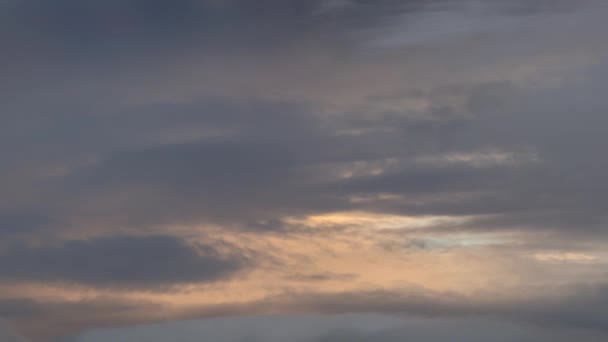 Cinemagraph Continuous Loop Animação de belo pôr do sol nublado — Vídeo de Stock