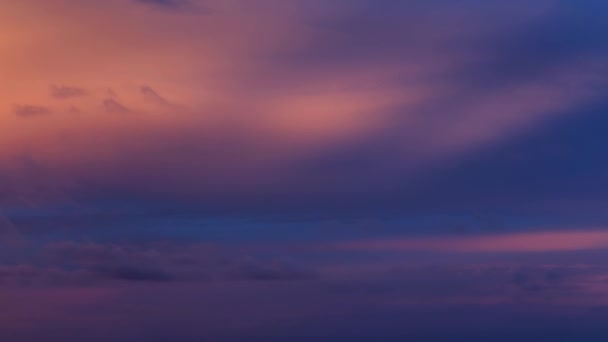 Cinemagraph Continuous Loop Animation of Beautiful Cloudscape during Sunset — 비디오