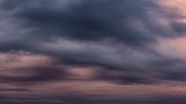 Cinemagraph Animazione a ciclo continuo di bellissimi paesaggi nuvolosi durante il tramonto — Video Stock