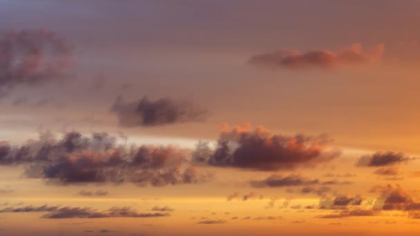 Cinemagraph Continuous Loop Animation of Beautiful Cloudscape durante o pôr do sol — Vídeo de Stock
