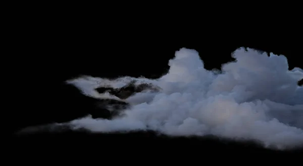Luftaufnahme der dunklen, dramatischen Wolkenlandschaft — Stockfoto