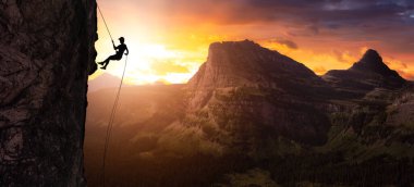Siluet İpi Uçurumdan.