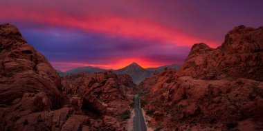 İtfaiye Vadisi Parkı, Nevada, ABD.