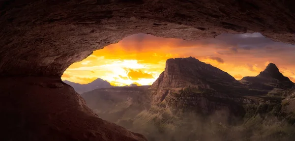 Compuesto dramático de fantasía paisajística americana — Foto de Stock