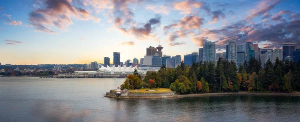Centrum Vancouveru, Britská Kolumbie, Kanada. — Stock fotografie