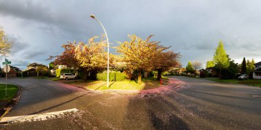 Konut Mahallesindeki Evlerin Güzel Panoramik Manzarası