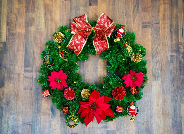 Noel zaman dekorasyon geyik ve Noel Baba ile