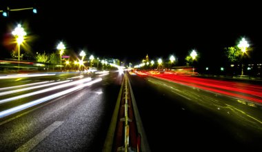 gece yol ışık