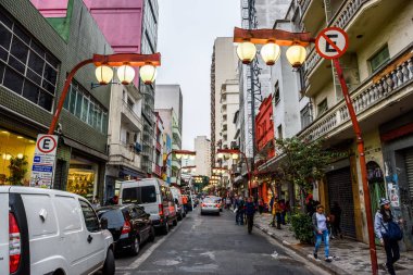 district Bairro da Liberdade in Sao Paulo