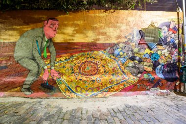  Sao Paulo duvar grafiti