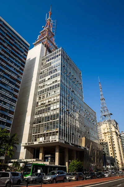 Avenida Paulista, Sao Paulo — Foto de Stock