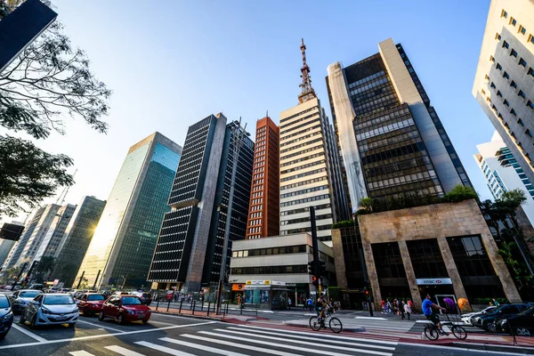 Viale Paulista, San Paolo — Foto Stock